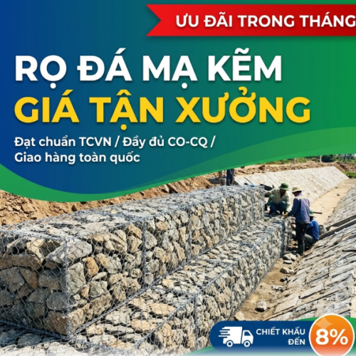 Báo Giá Rọ Đá Mạ Kẽm Mới Nhất | Ưu Đãi Giá Tận Xưởng Trong Tháng