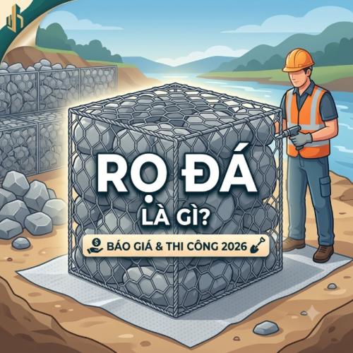 Rọ Đá Là Gì? Cấu Tạo, Quy Cách, Báo Giá & Biện Pháp Thi Công Đạt Chuẩn 2026