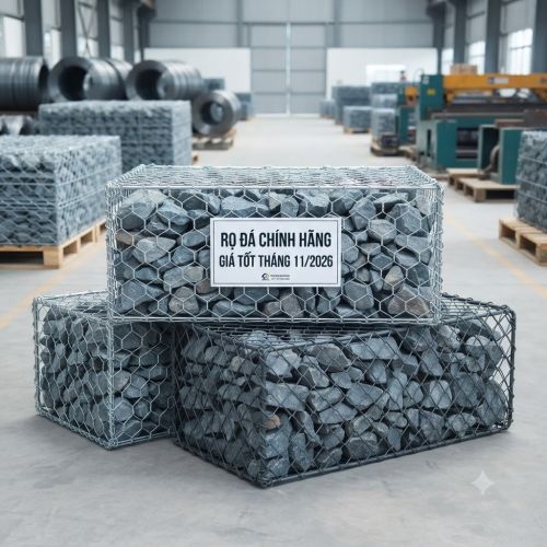 Báo Giá Rọ Đá Mạ Kẽm, Bọc Nhựa PVC Chính Hãng Tốt Nhất Tháng 11/2026