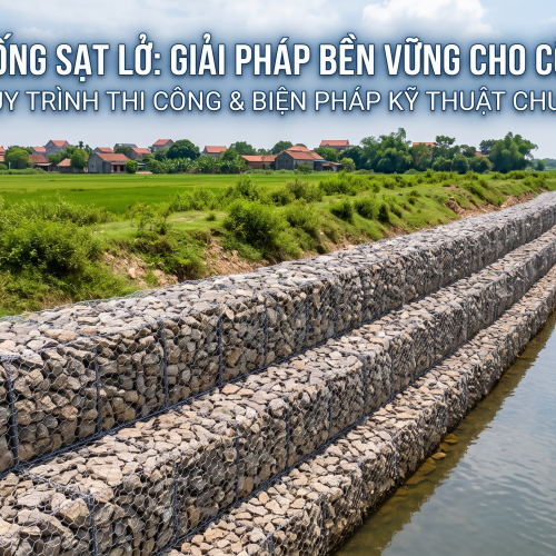 Hướng Dẫn Thi Công Rọ Đá Đúng Kỹ Thuật Tránh Sạt Lở Cho Công Trình